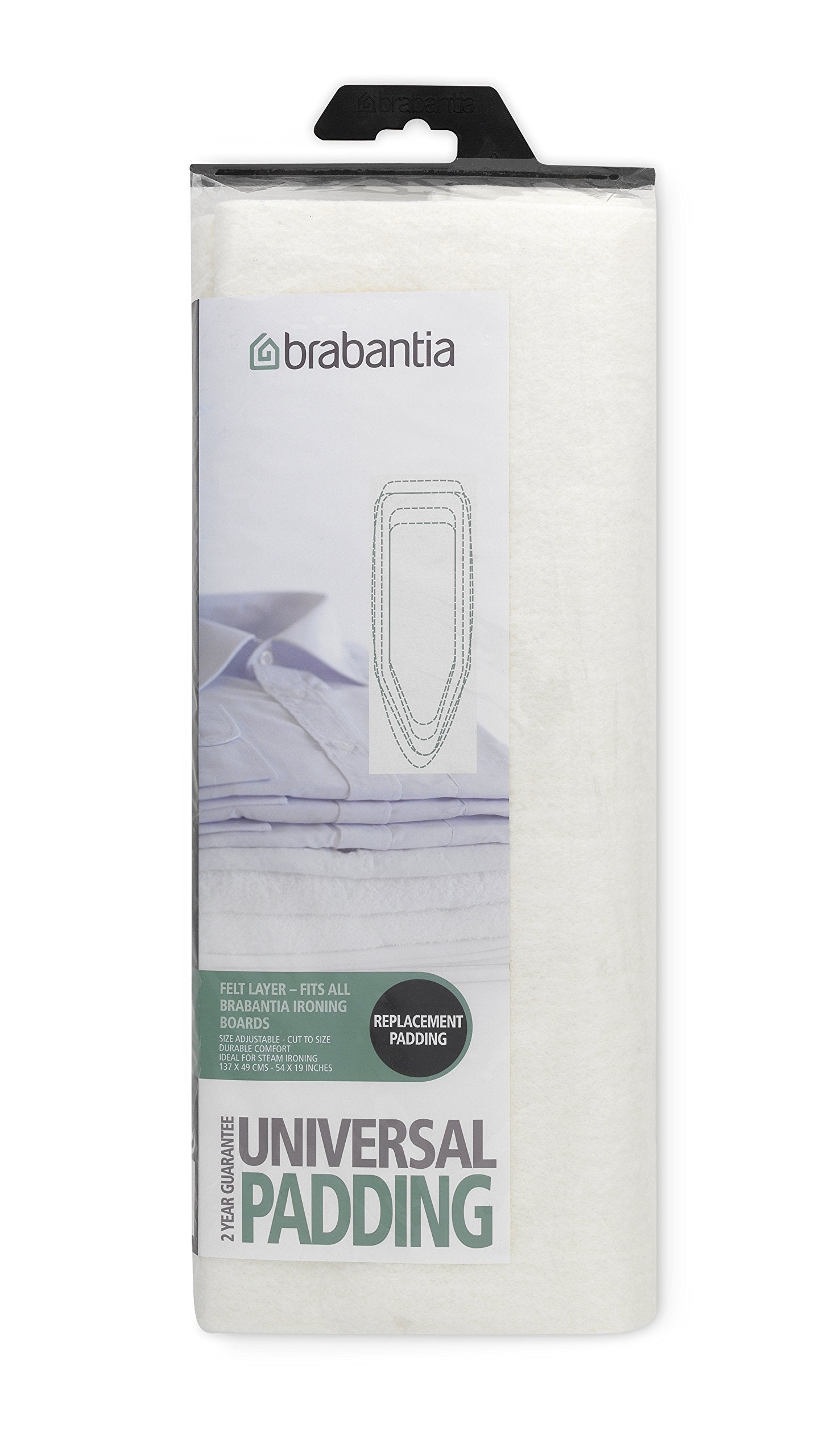 Brabantia Ironing Board Replacement Felt Pad Underlay - White (196423)