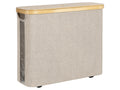 StorageWorks Toilet Roll Organiser - Bamboo Lid Storage Box for 12 Rolls