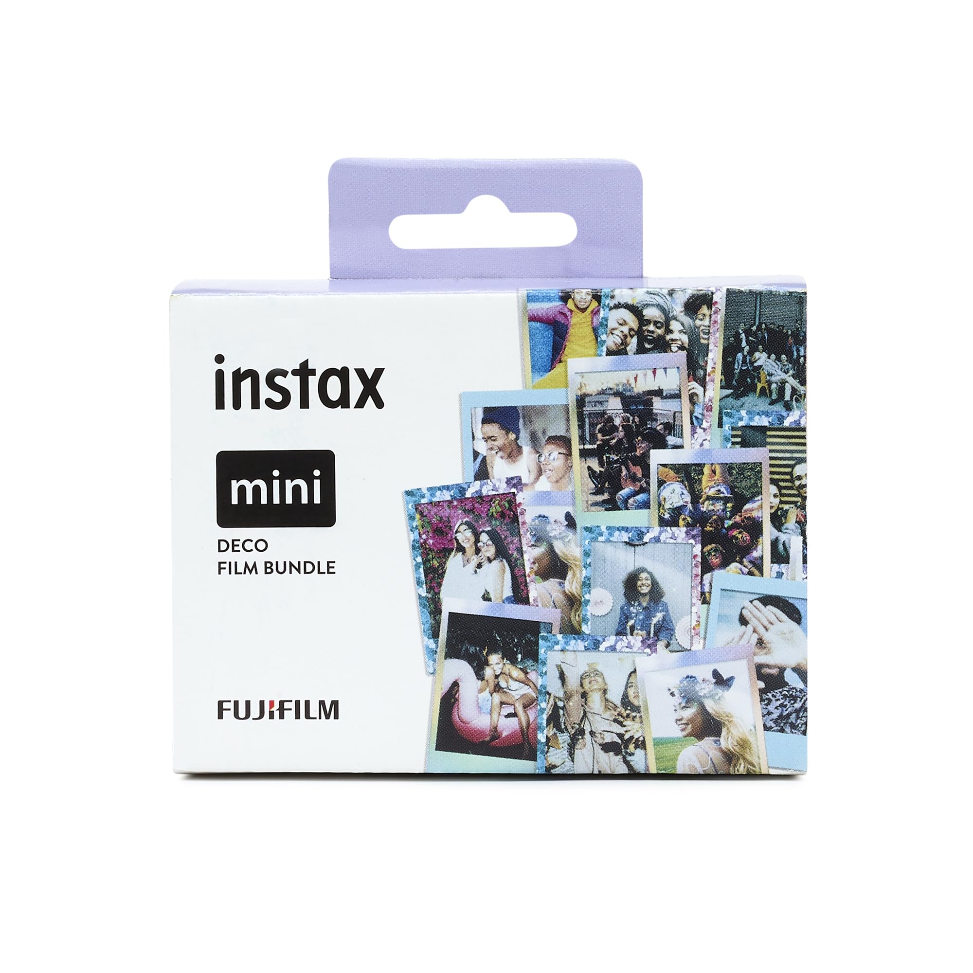 Instax Mini Instant Film 3-Pack Bundle – Confetti, Sky Blue & Mermaid