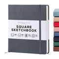 Beechmore Books 8x8 Square Sketchbook – Vegan Leather 160gsm Art Journal