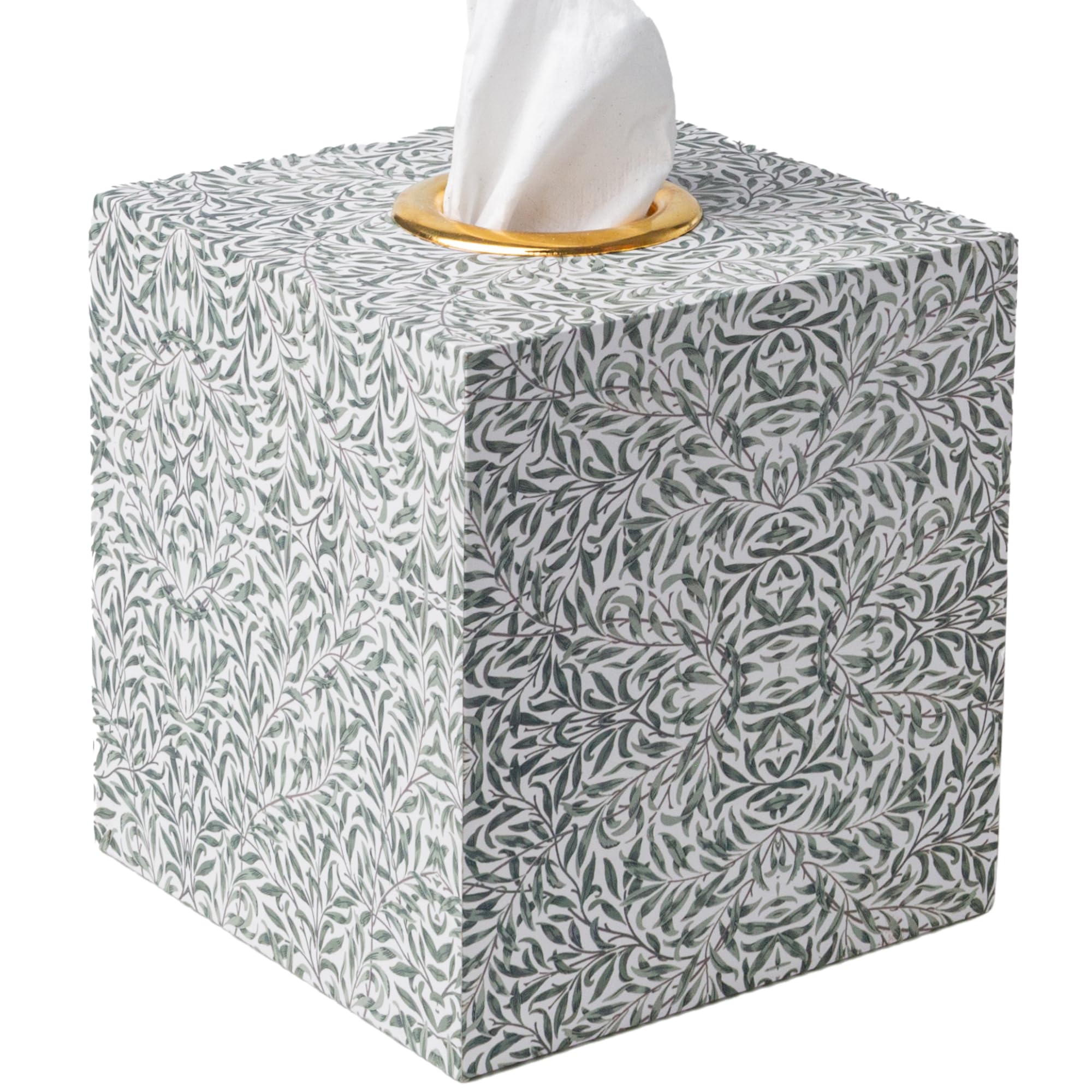 DizzyBee William Morris Square Tissue Box Holder – Decorative Cover