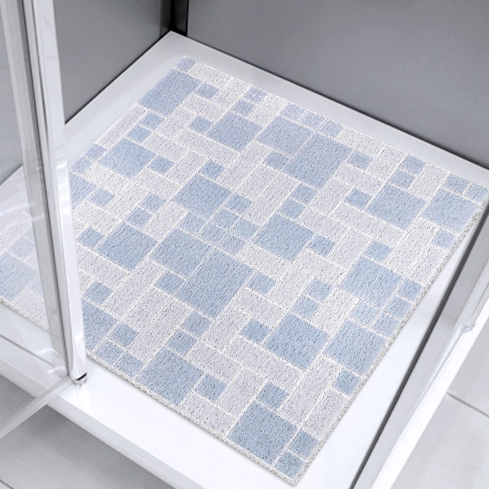 Loofah Shower Mat – Non-Slip PVC Anti-Mould Bath Mat