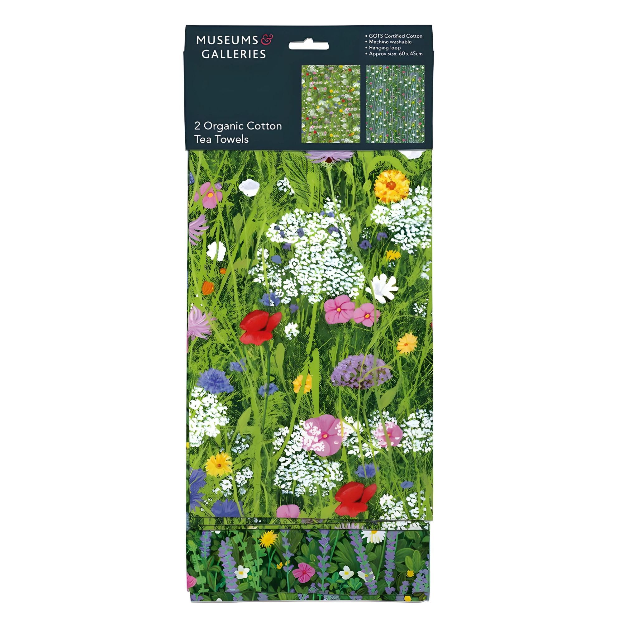 Museums & Galleries Wild Garden Organic Cotton Tea Towels - Set of 2