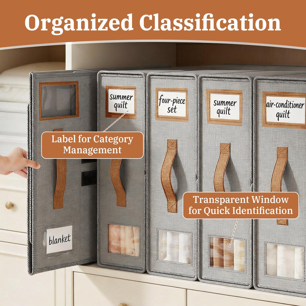 8 Pcs Bed Sheet Storage Box - image 4