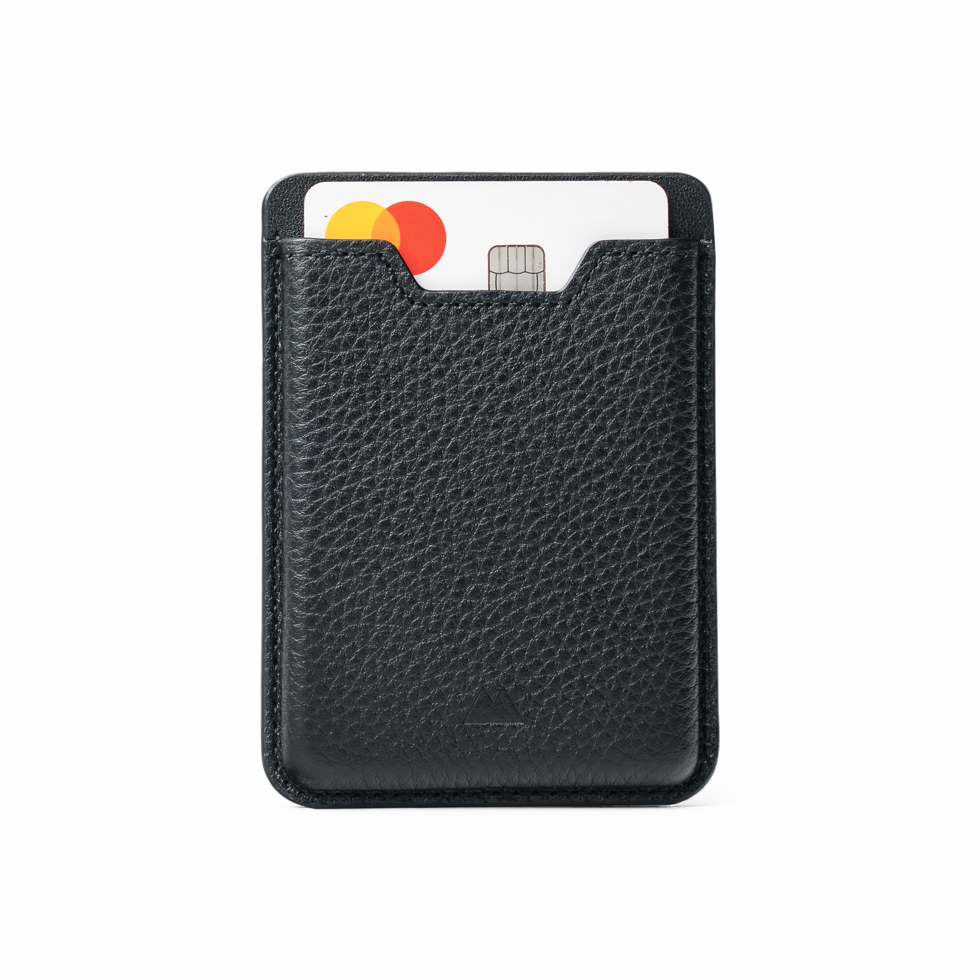 Mous MagSafe Magnetic Leather Wallet Card Holder for iPhone 12-17 - Black