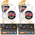 Shuttle Art 58 Pack Acrylic Paint Set – Beginner Canvas Painting Kit