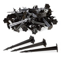 Relaxdays Plastic Securing Pegs – 100 Pack Weed Control Fabric Stakes