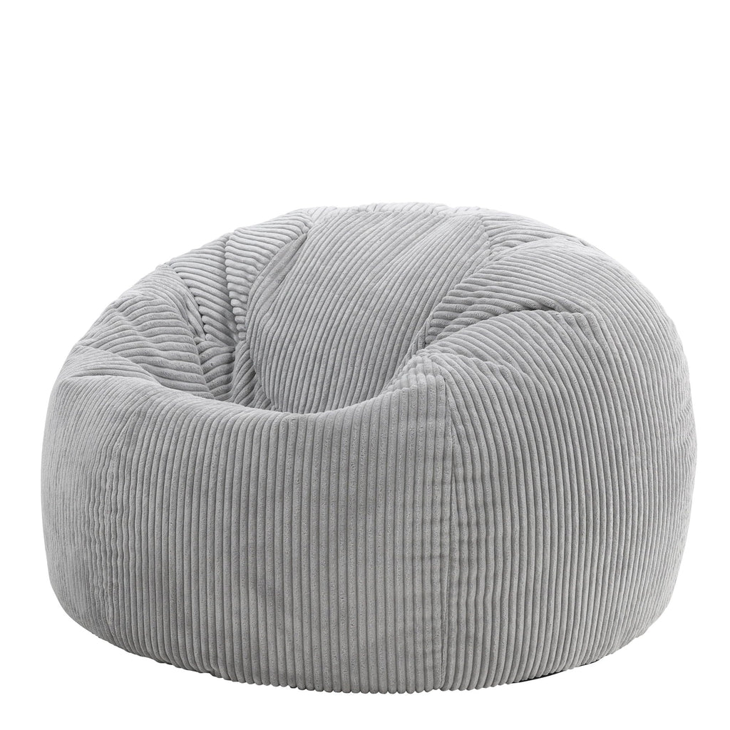 icon Kingston Cord Bean Bag with Filling Included, Grey - image 1