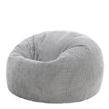 icon Kingston Cord Bean Bag with Filling Included, Grey - image 1