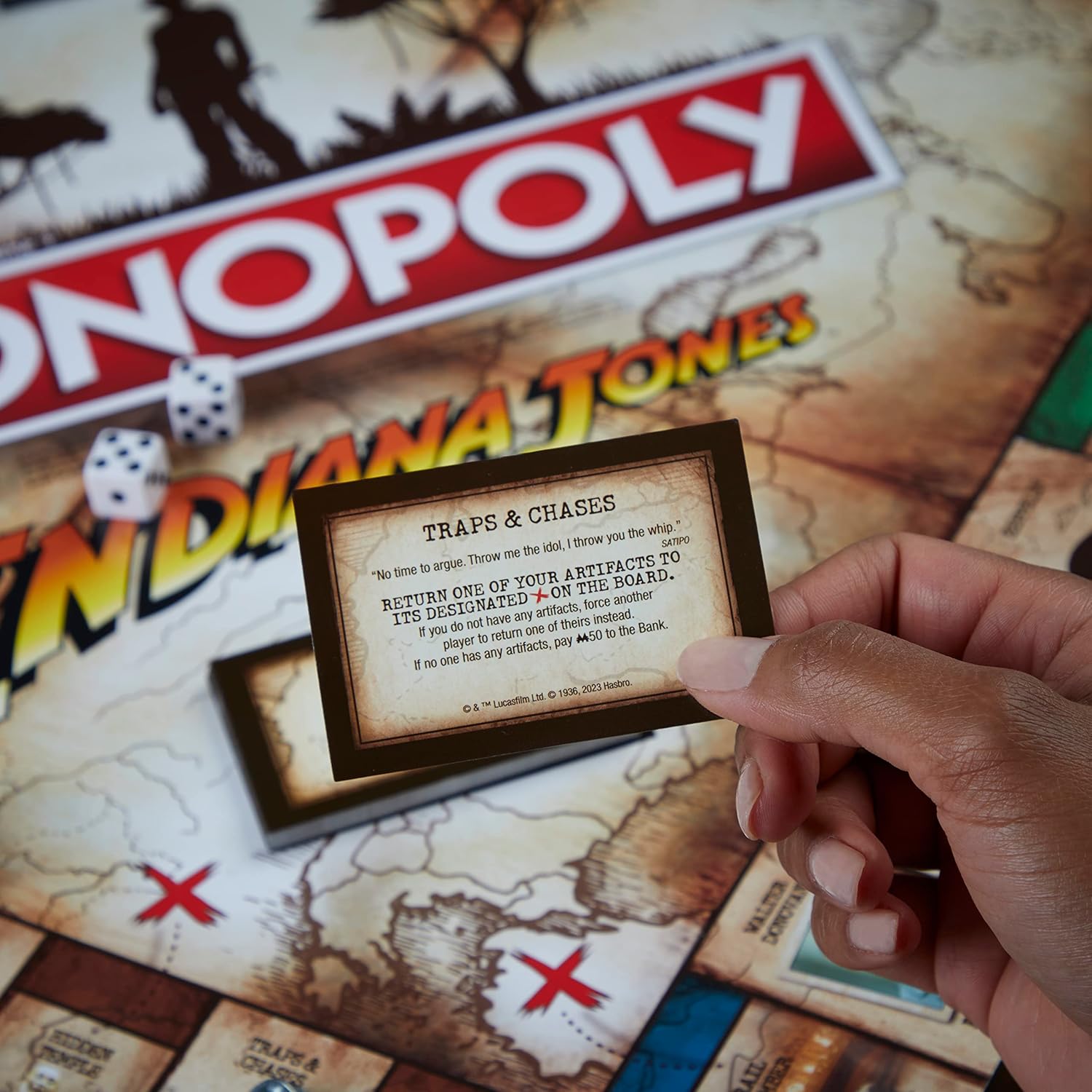 Monopoly: Indiana Jones Edition Board Game – Movie Inspired Collector Set