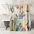 Americanflat Floral Shower Curtain | 71x74 Polyester with 12 Hooks