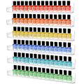 AumVum 6 Tier Acrylic Wall Mounted Nail Polish Rack & Organizer