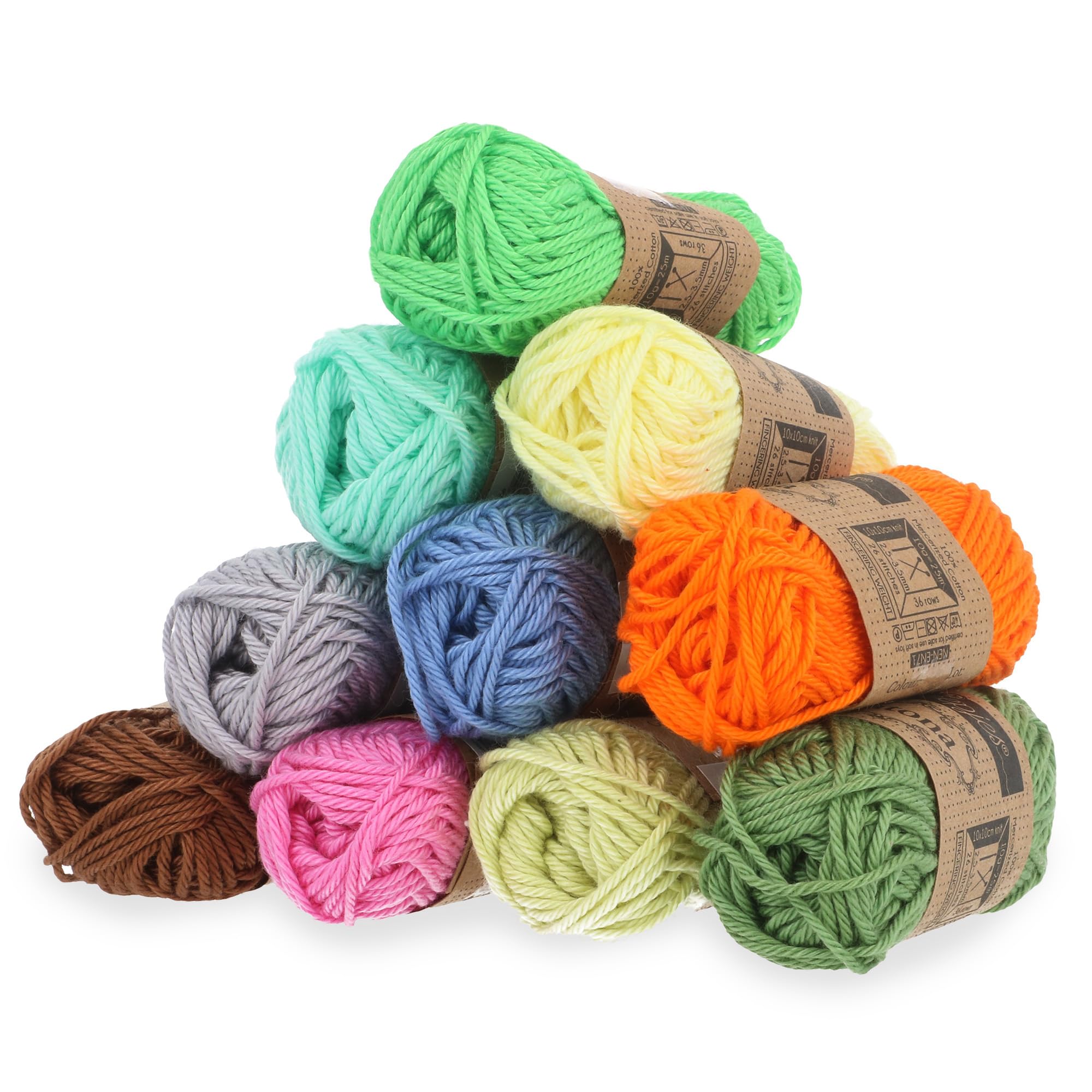 Scheepjes Catona Colour Pack – 109 Mercerized Cotton Yarn Balls