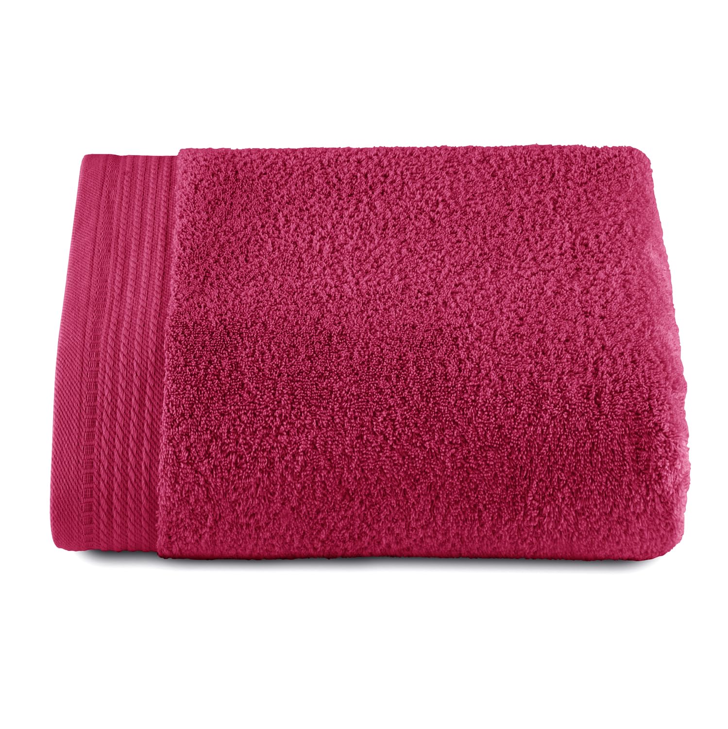 RIZO Large Shower Towel – 100% Combed Cotton 600gsm – Fuchsia