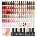 PEACECOLOR 30PCS Gel Nail Polish Set | Soak Off Kit with Top & Base Coat