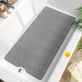 HITSLAM Non-Slip Bath Mat | 101x51cm Extra Long Loofah Shower Mat