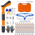 Jolof Store Manual Concrete Nail Gun Kit | 5 Speed Adjustable Nailer
