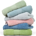 Cleanbear 100% Cotton Hand Towel Set | 6-Pack Ultra Soft & Absorbent