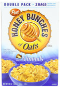Post Honey Bunches of Oats with Almonds Cereal – 48-Ounce Family Box