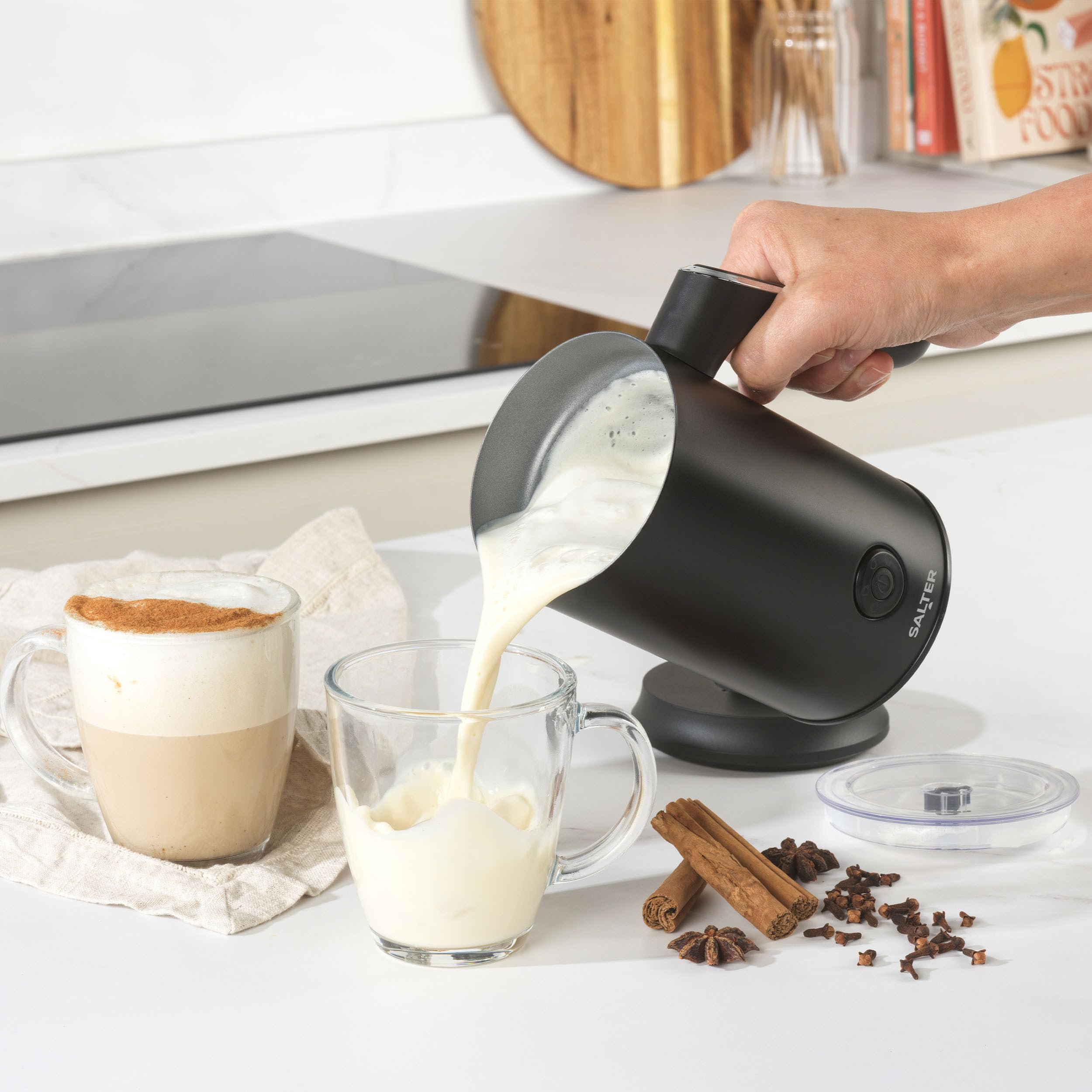 Salter Chocolatier 4-in-1 Hot Chocolate Maker & Electric Milk Frother