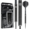 Winmau Blackout 90% Tungsten Steel Tip Darts Set - 21g Rifle Barrel