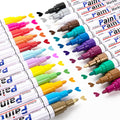 APOGO 24-Color Oil-Based Paint Pens | Waterproof Permanent Markers for Rocks