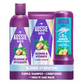 Aussie Blonde & Hydrate Purple Shampoo, Conditioner & Hair Mask Set