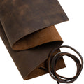 Moonster Full Grain Buffalo Leather Sheet for Crafts – 12x24 Brown Tooling