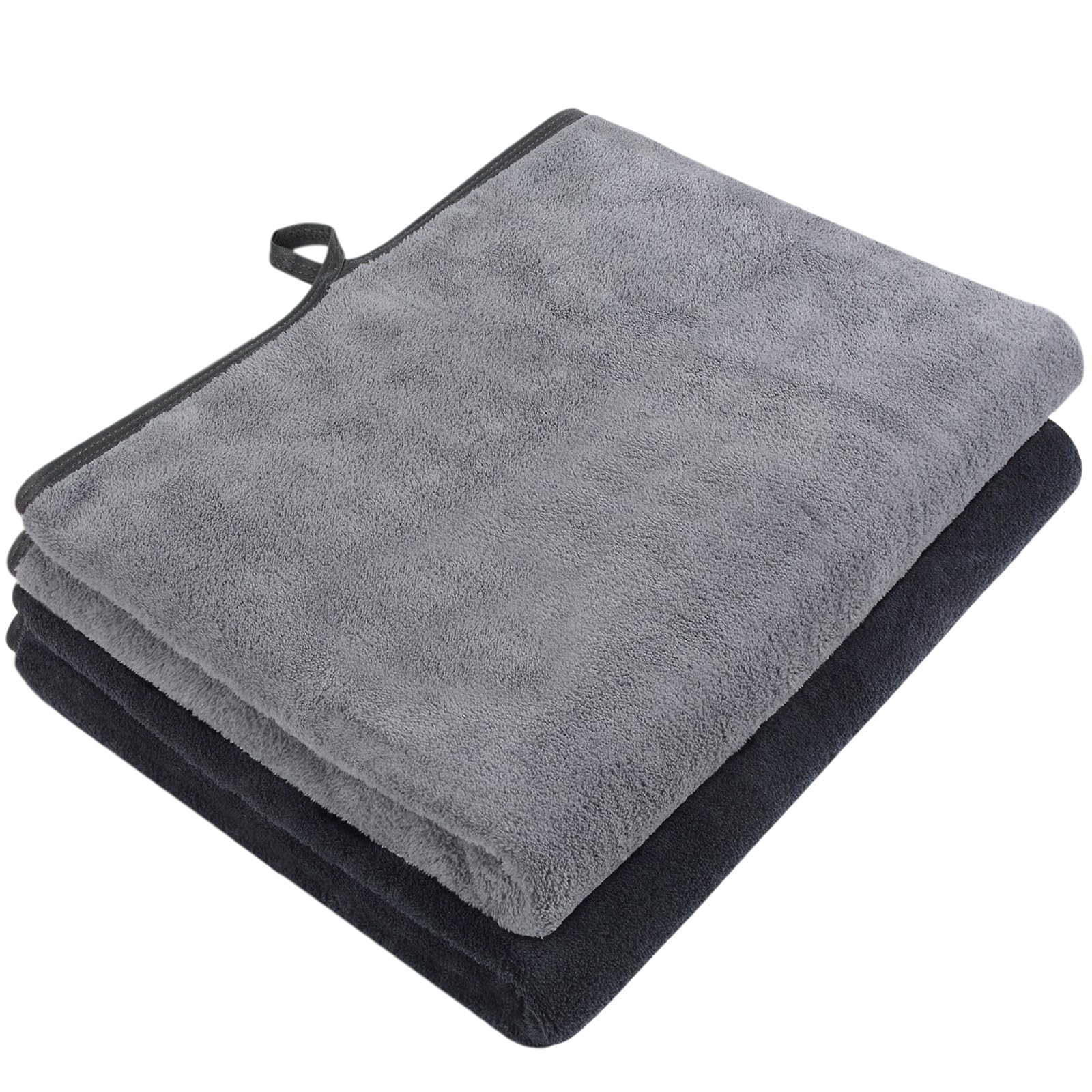 VIVOTE Microfibre Hand Towels | 50x100cm Quick Dry Soft 2-Pack