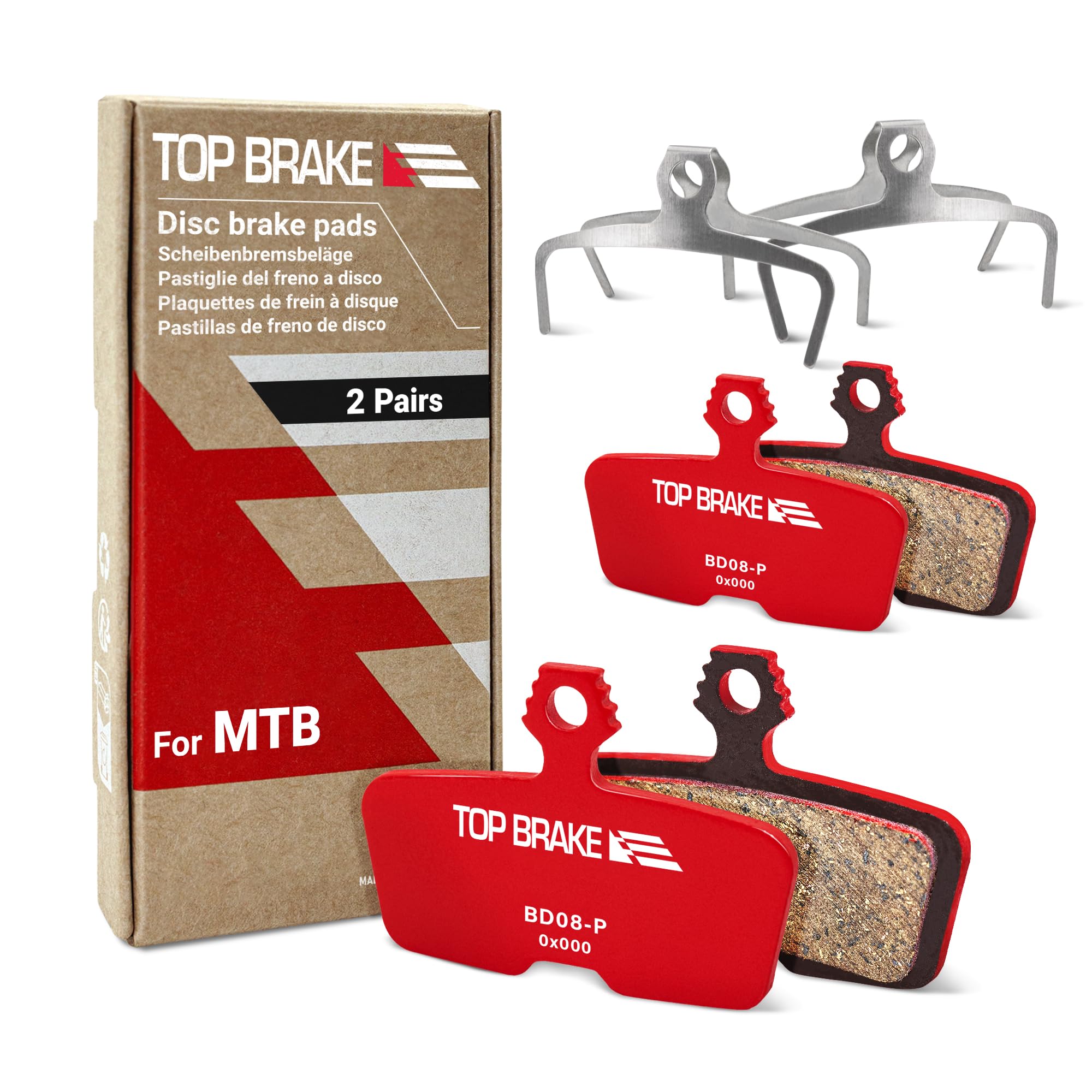 TOP BRAKE 2 Pairs Disc Brake Pads for SRAM Code R/RE/RSC & DB8