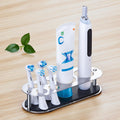 Jolof Store Stainless Steel Electric Toothbrush Holder - 4 Head Organizer