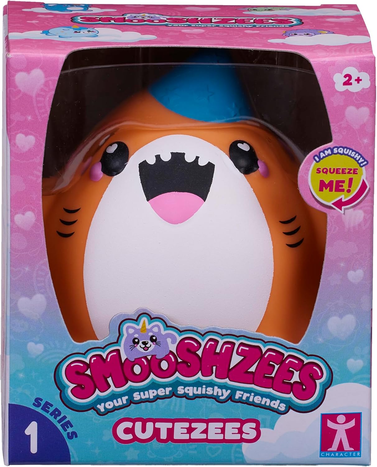 Smooshzees Cutezees Esme Green Kitty - 3.5 Inch Soft Plush Toy