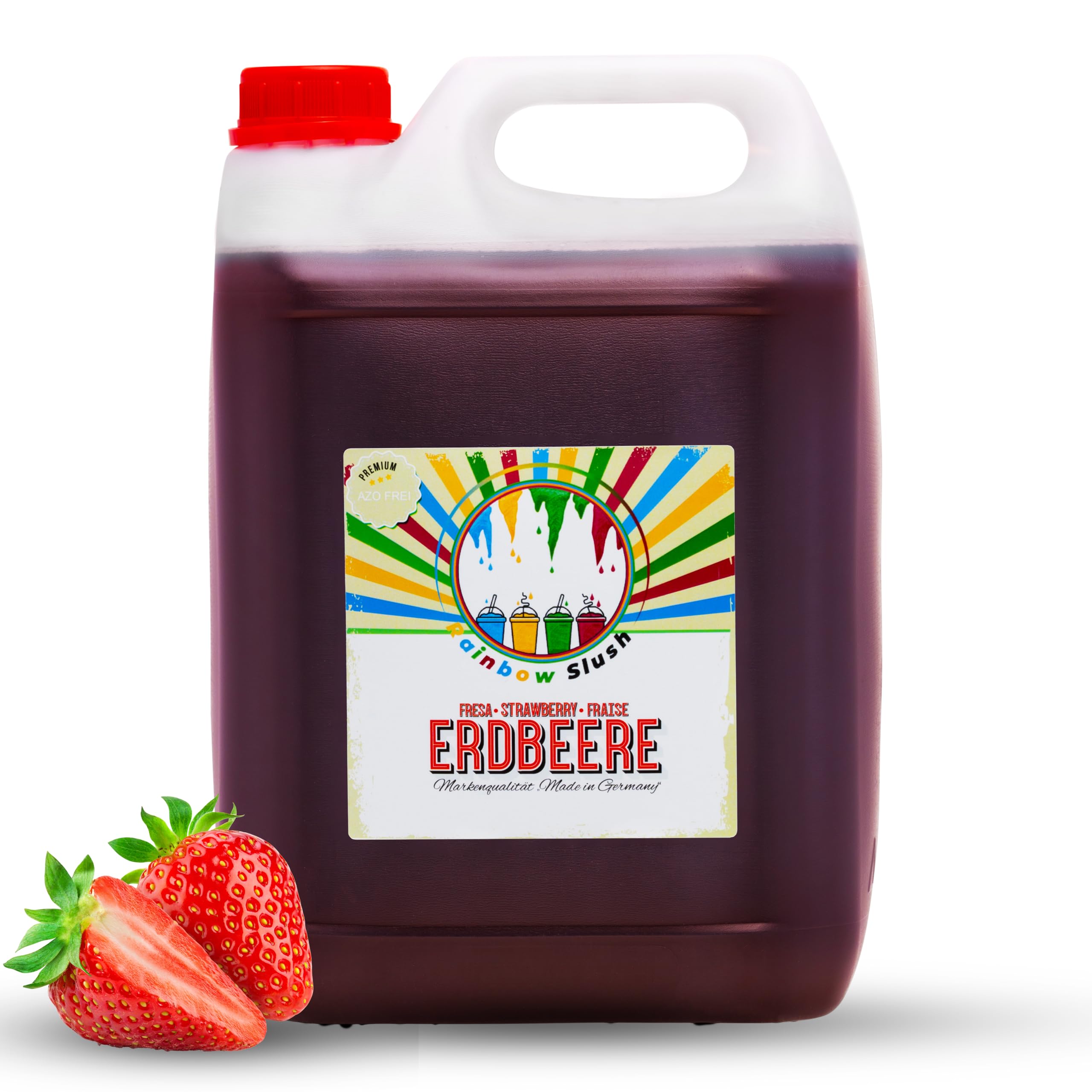 Jolof Store Strawberry Slush Syrup – AZO Free Concentrate 1:5 Mix