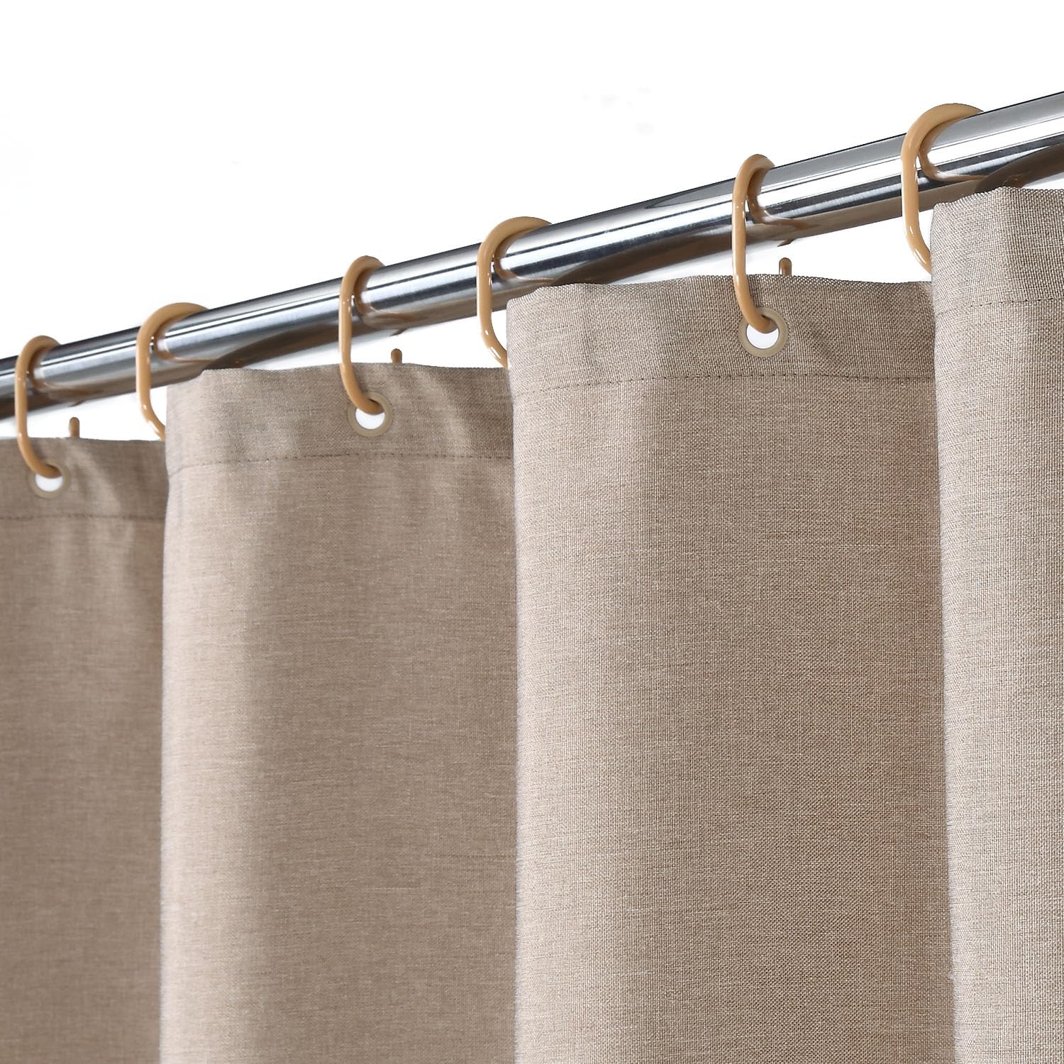 Duschvorhang Hotel Luxus – Leinen-Optik Taupe 150x200cm