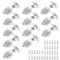 Soft Close Full Overlay Cabinet Hinges - 12 Piece Set