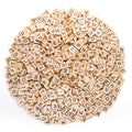 Coloch 1000PCS Wood Letter Tiles – A-Z Pine Scrabble Letters for Crafts