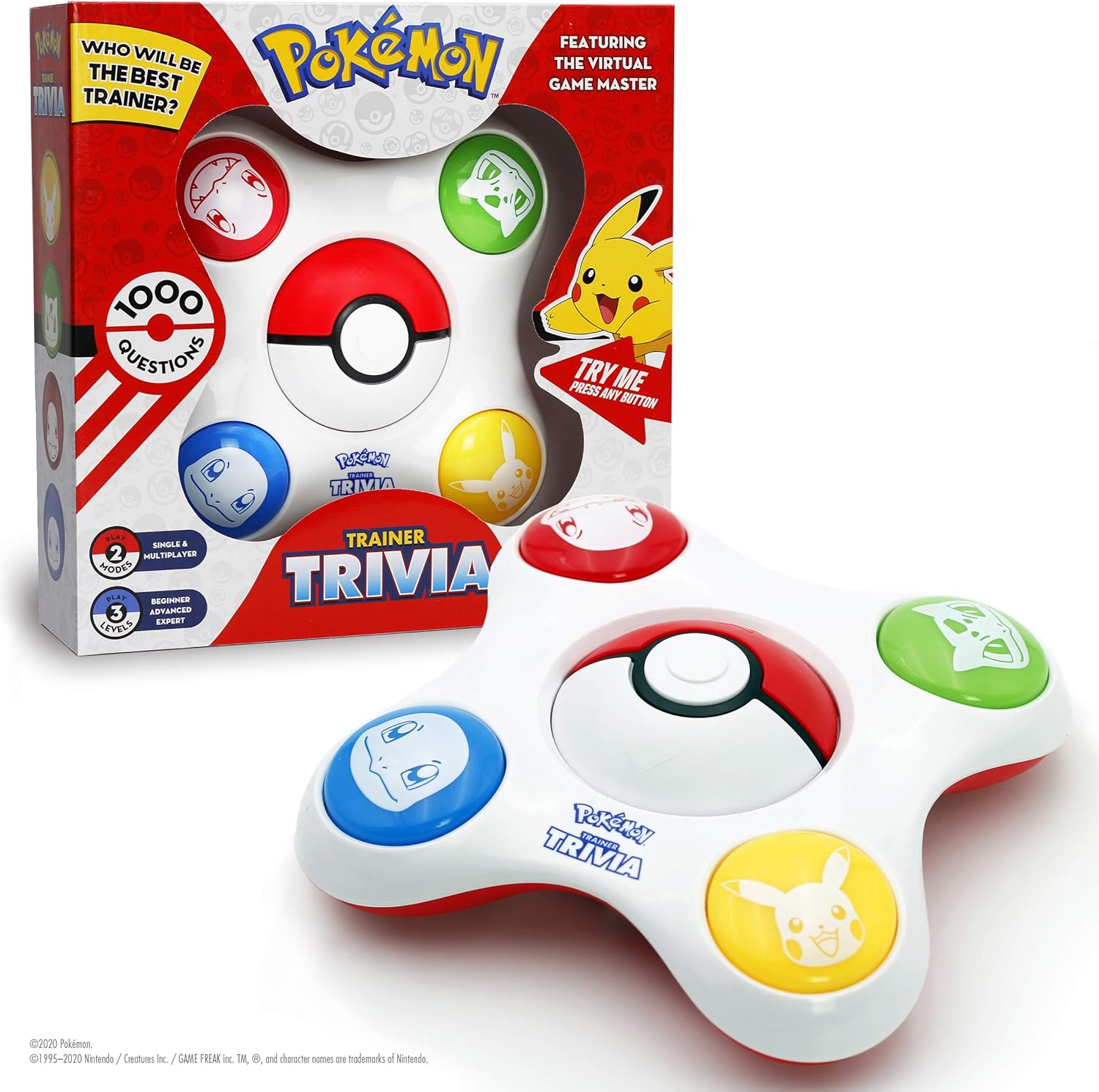 Pokémon Trainer Trivia Game by Snaps – 1,000 Questions & 3 Play Levels