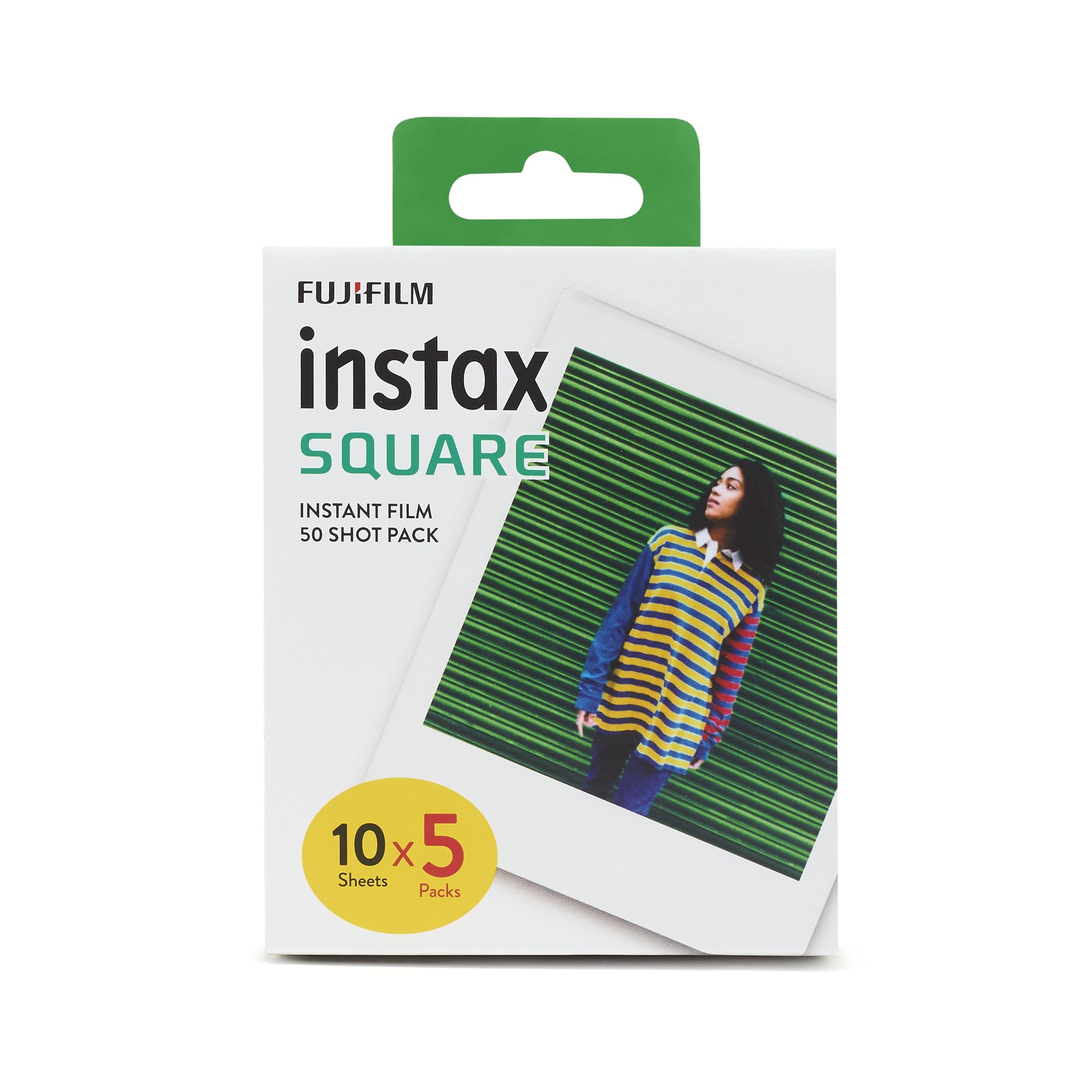 Fujifilm Instax Square Instant Film - 50 Shot Pack - White Border