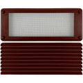 Roshield Brown Air Brick Mesh Vent Cover - Mouse & Insect Control (10 Pack)