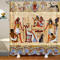 Loussiesd Ancient Egypt Shower Curtain | Waterproof Polyester Fabric Decor