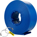 VEVOR 4" PVC Lay Flat Discharge Hose – 105' Heavy Duty Backwash Drain