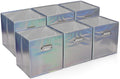 Handy Laundry Foldable Cube Storage Bins - 6 Pack Decorative Fabric Storage are Collapsible & Great Organizer for Shelf, Closet - image 1