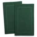 Hearth & Harbor 4-Piece Cotton Bath Mat and Washcloth Set – Hunter Green