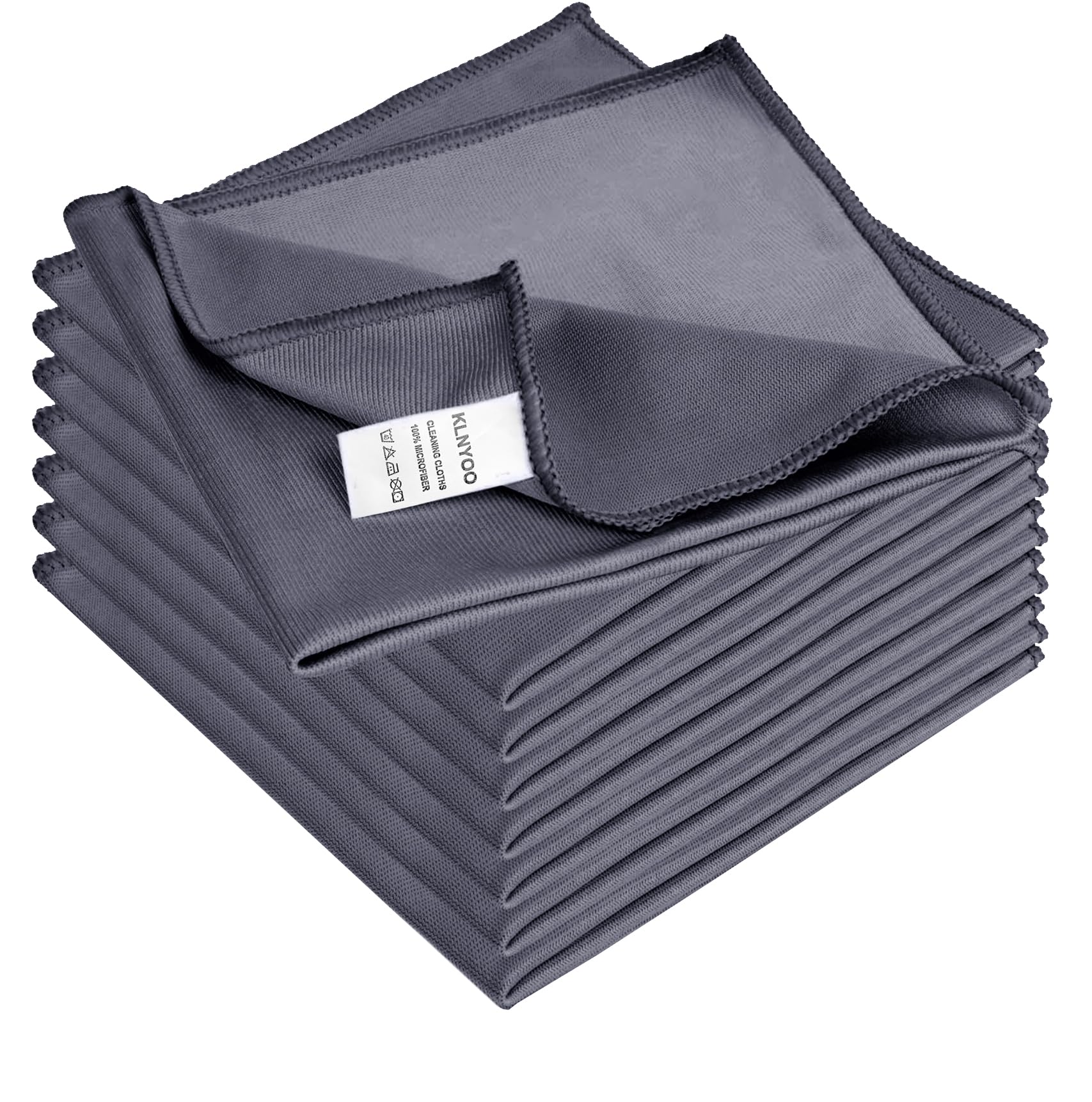 Microfiber Glass Cleaning Cloths – Streak Free 8 Pack