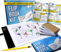 Molcey Flip Book Kit with LED Light Pad – 240 Sheets Animation Paper