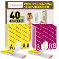 Summerbrite Heavy Duty Picture Hanging Strips – Damage Free XL, 20 Pairs