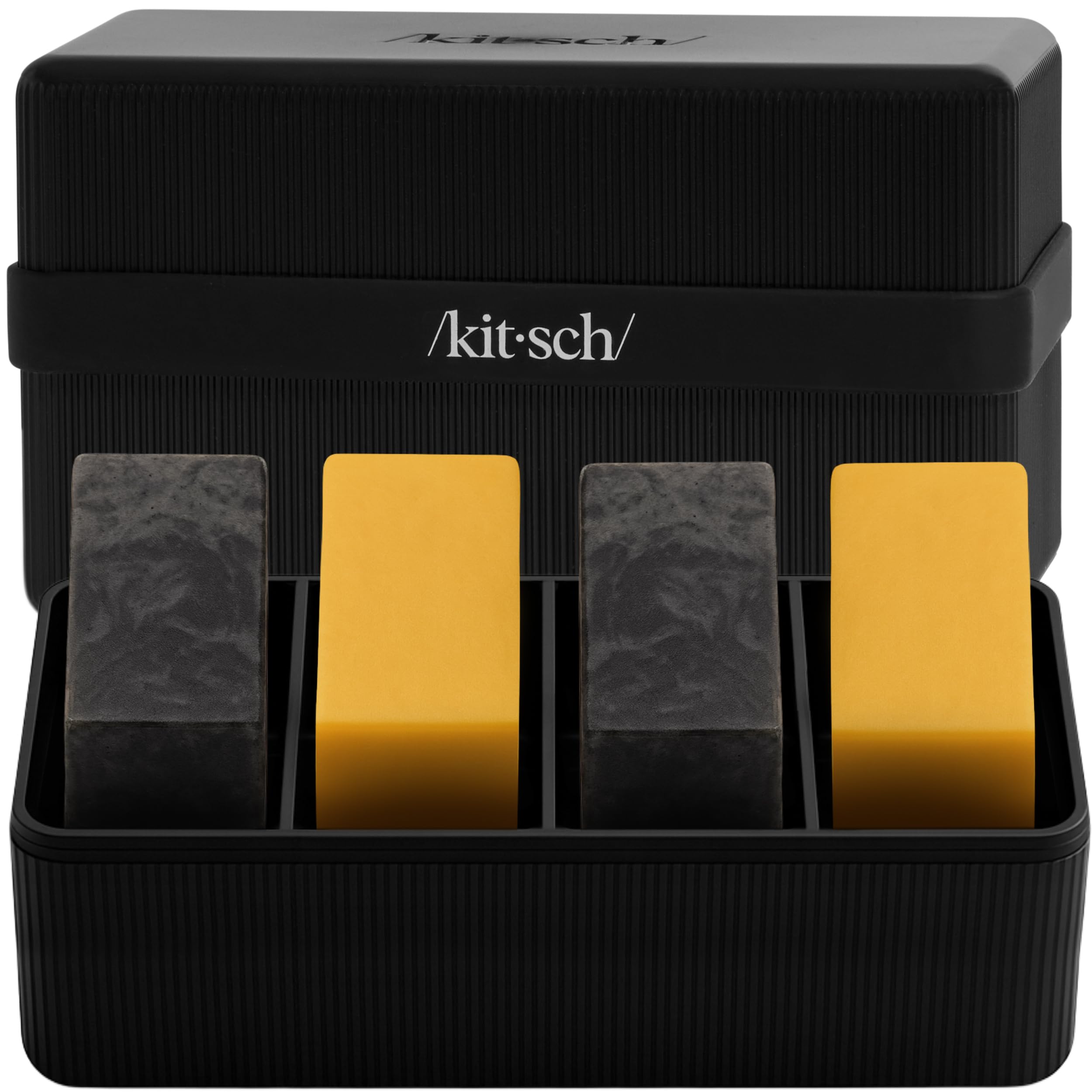 Kitsch 4-Compartment Travel Soap Case – Leak-Proof TSA Approved Holder