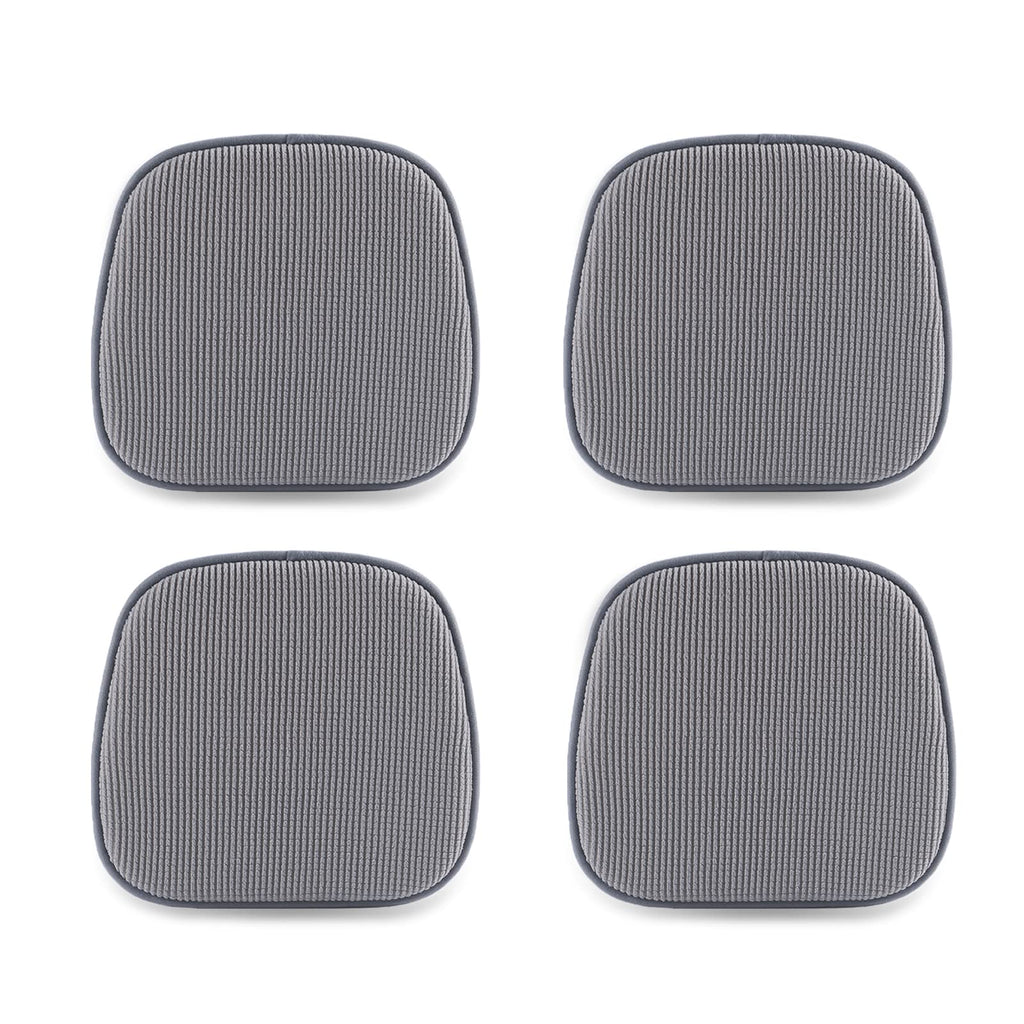 TANYOO Memory Foam Chair Cushions | Non-Slip Honeycomb Pads, 4-Pack