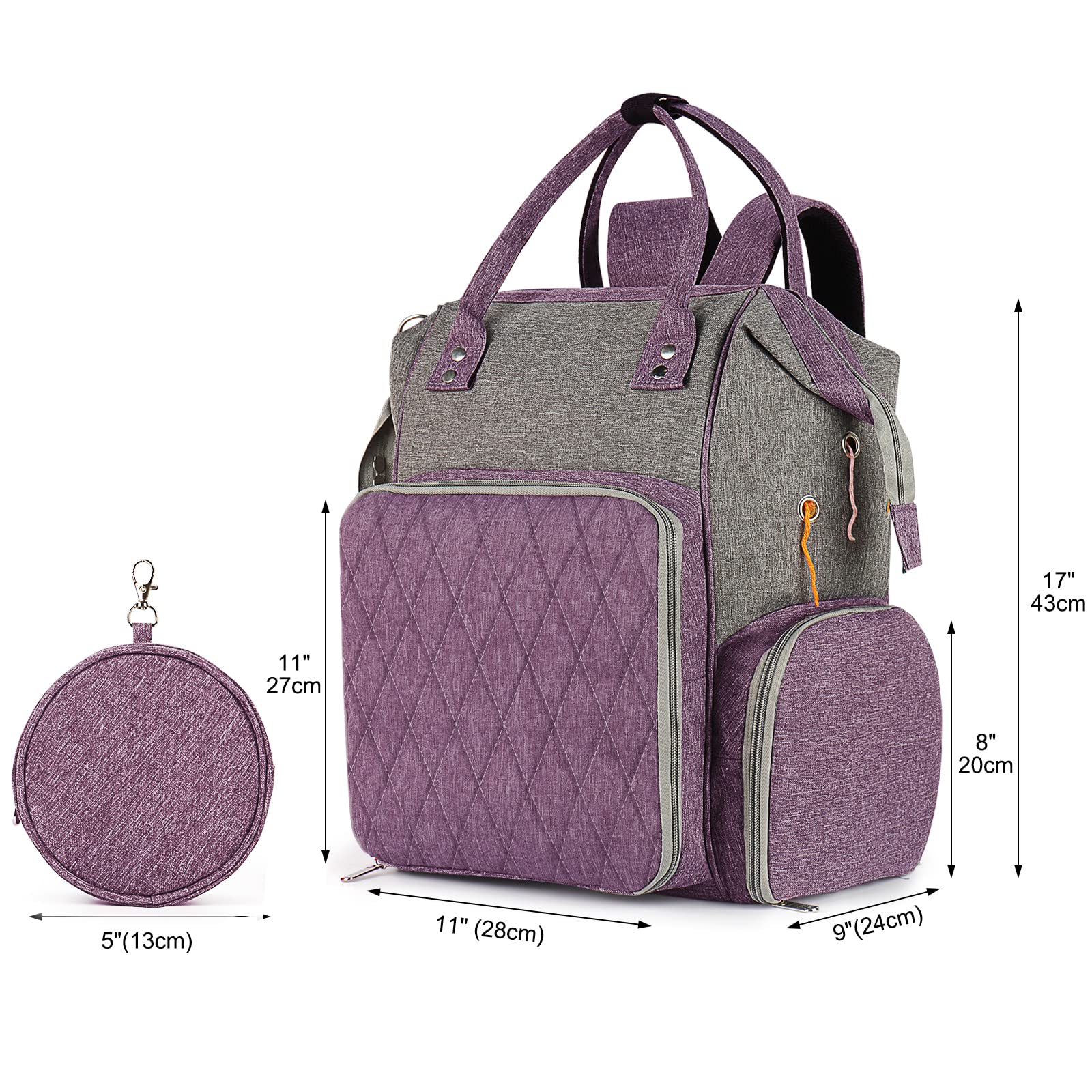 Aeelike Extra Large Knitting Bag Backpack | Yarn Storage & Crochet Organizer