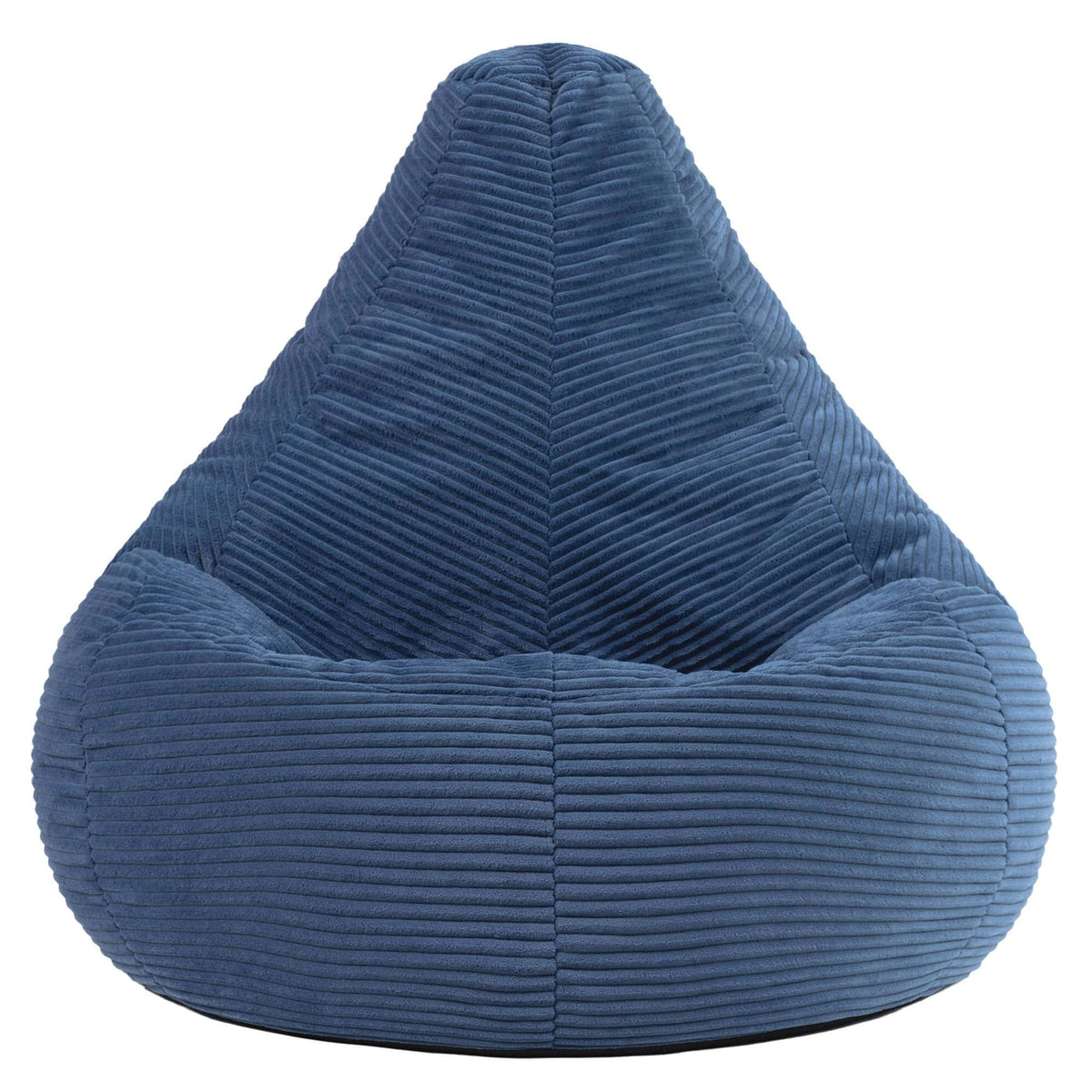 icon Dalton Cord Bean Bag with Filling Included, Blue - image 4